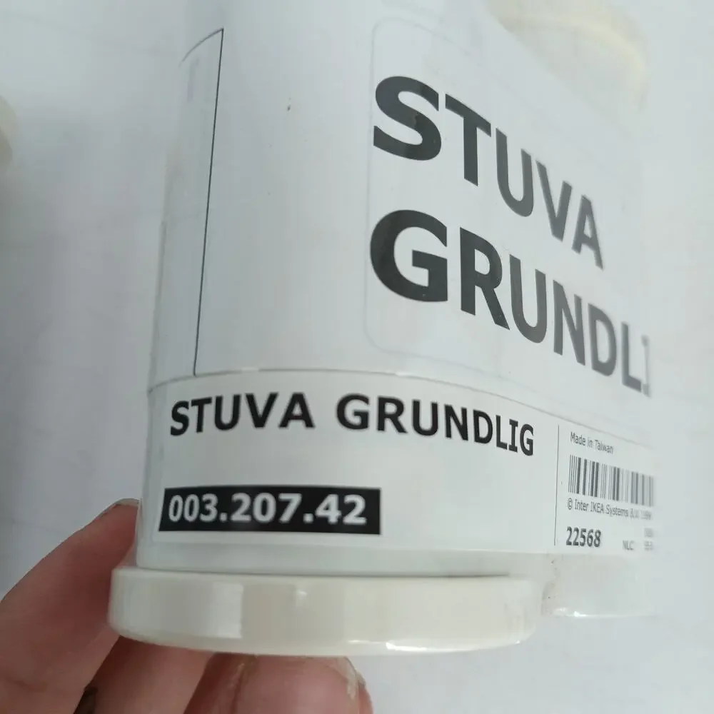 Ikea STUVA GRUNDLIG Cylinder Legs 003.207.42 NOS 2X2 4